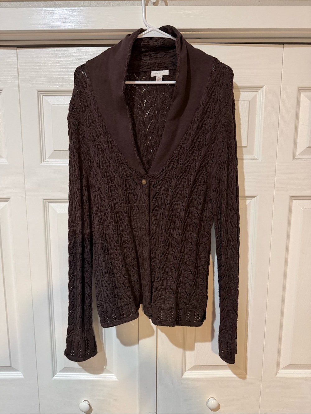 Vintage Charter Club Brown Knit Women's Sweater